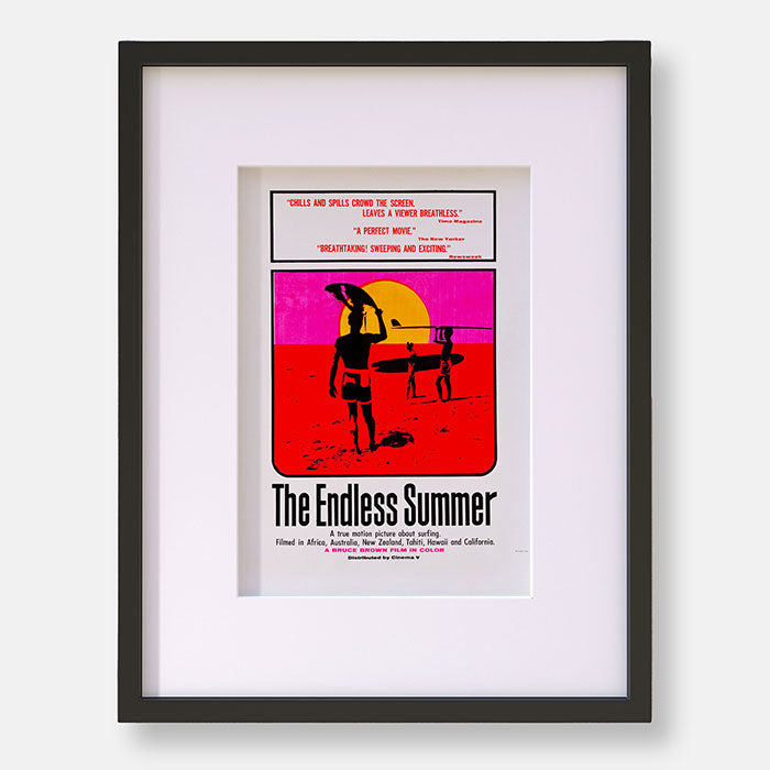 Endless Summer | Classic Surf Film Poster | Cinema Version With Text