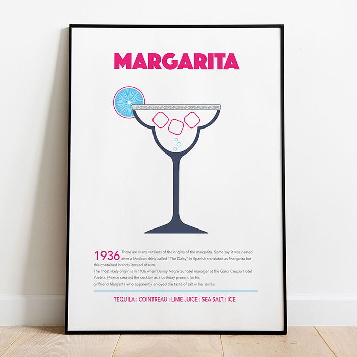 Margarita Cocktail Design | Prints Available In All Sizes | Cocktail Collection