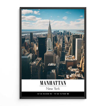 Manhattan Skyline, New York, USA