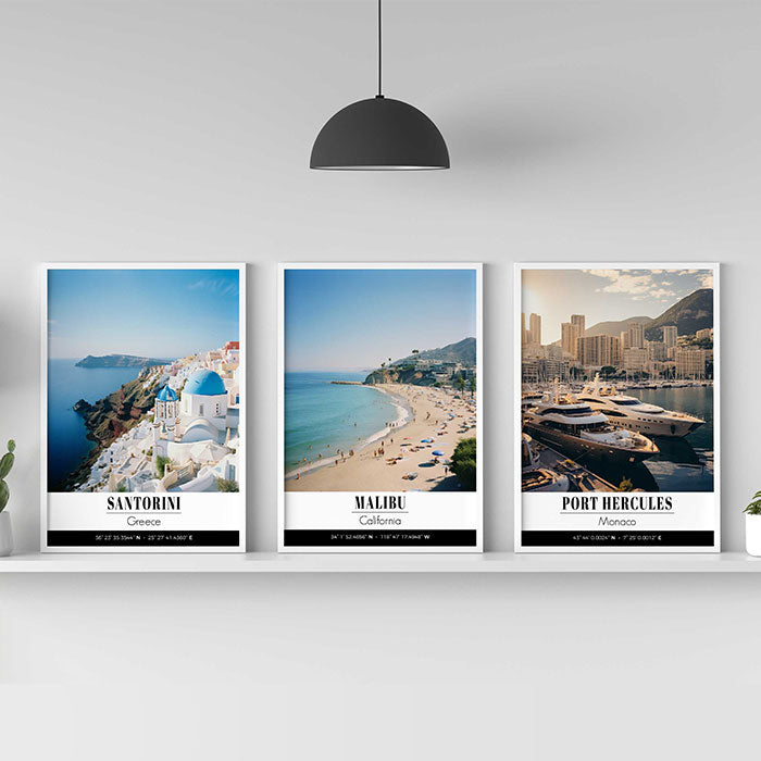 Port Hercules, Monaco | Photographic Travel Poster | Print