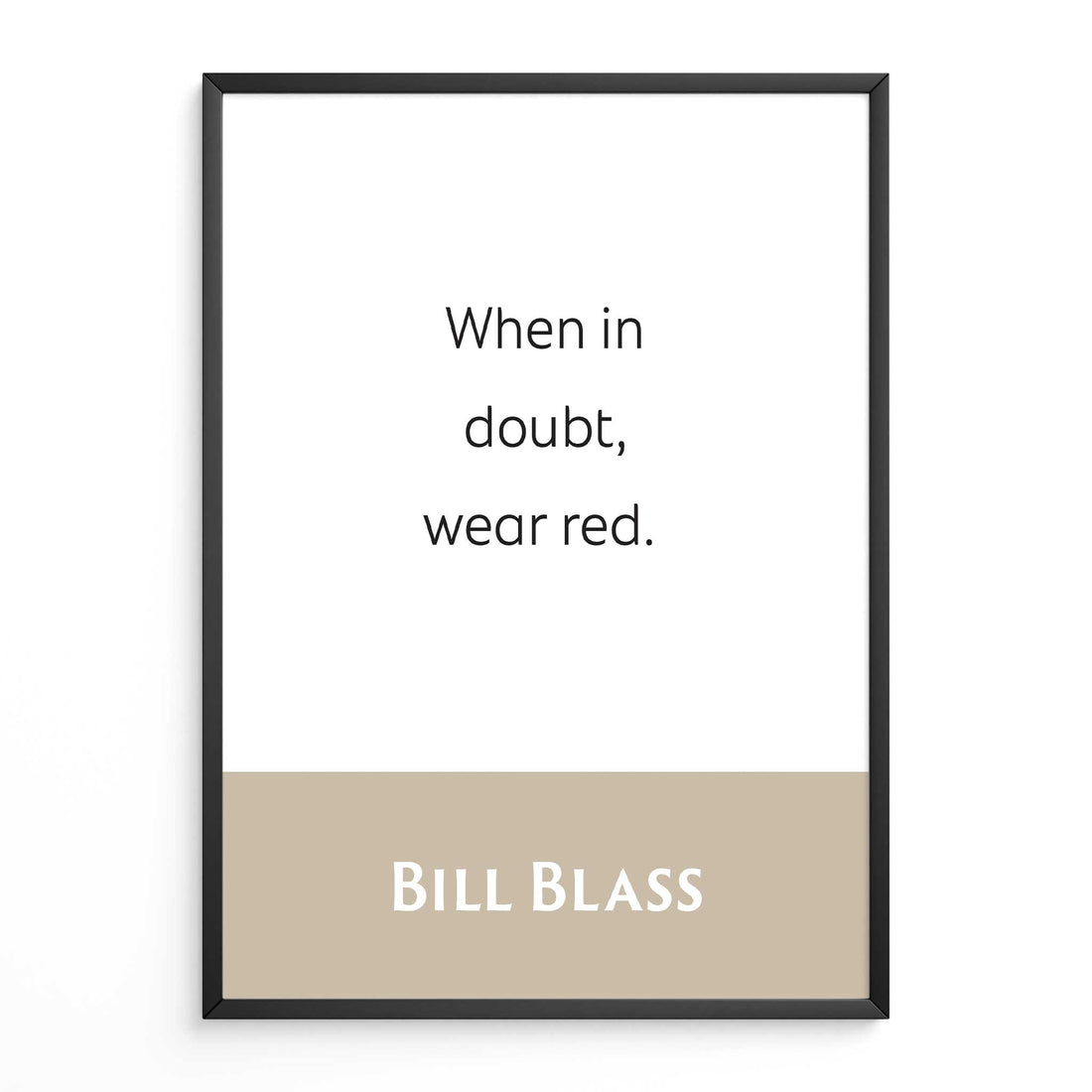 Bill Blass: When In Doubt, Wear Red