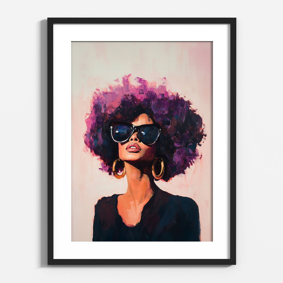 Cool Afro Woman