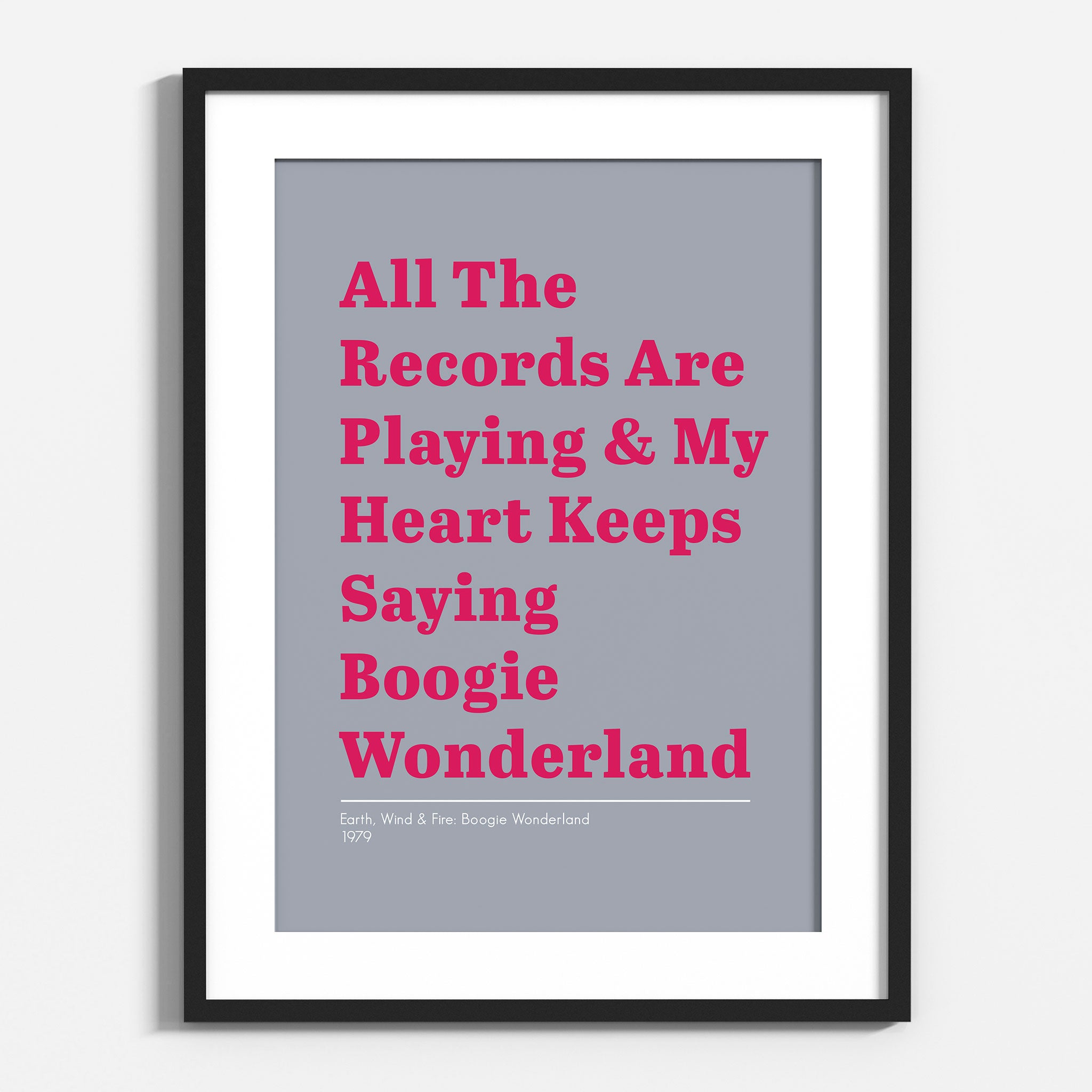 Earth Wind & Fire, Boogie Wonderland