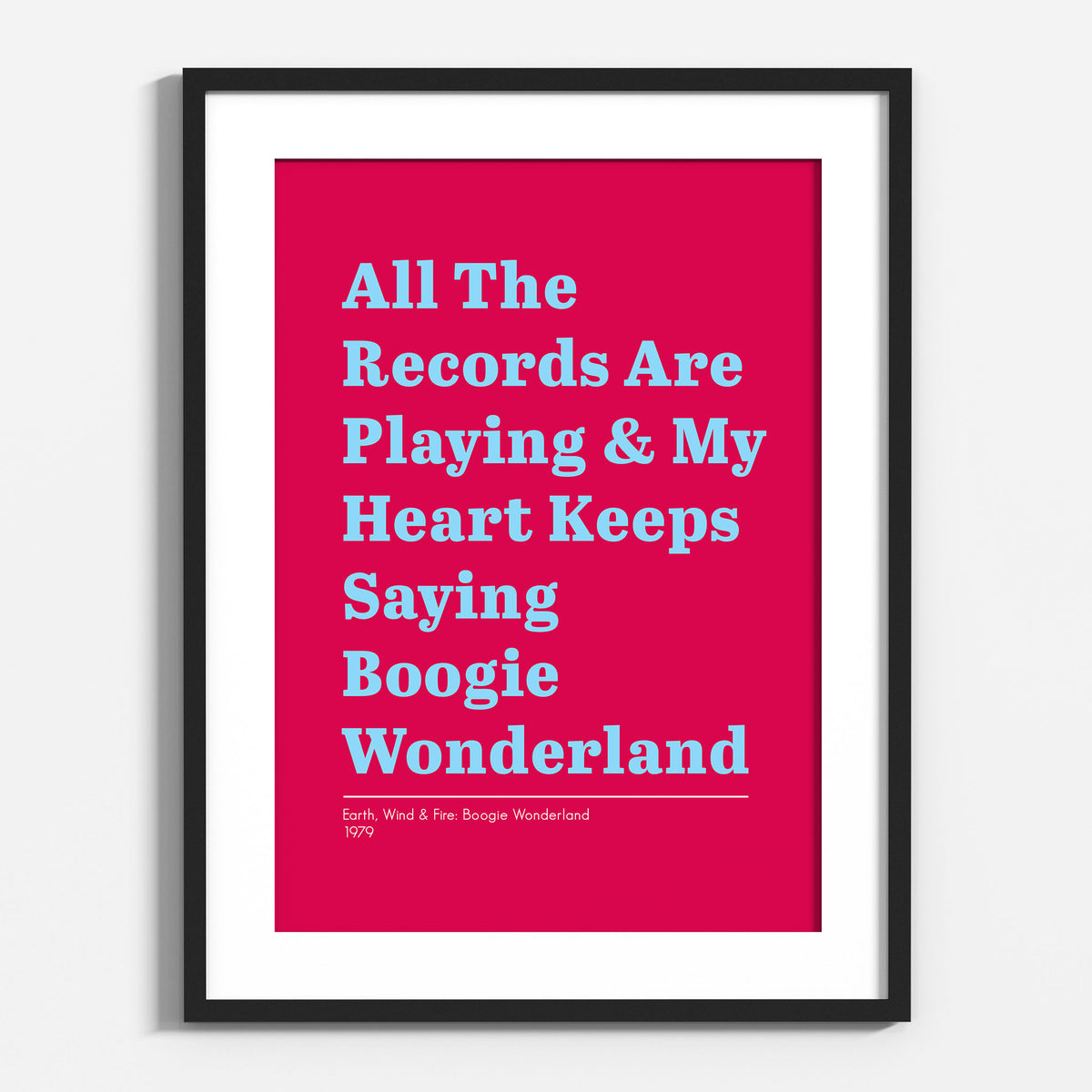 Earth Wind & Fire, Boogie Wonderland