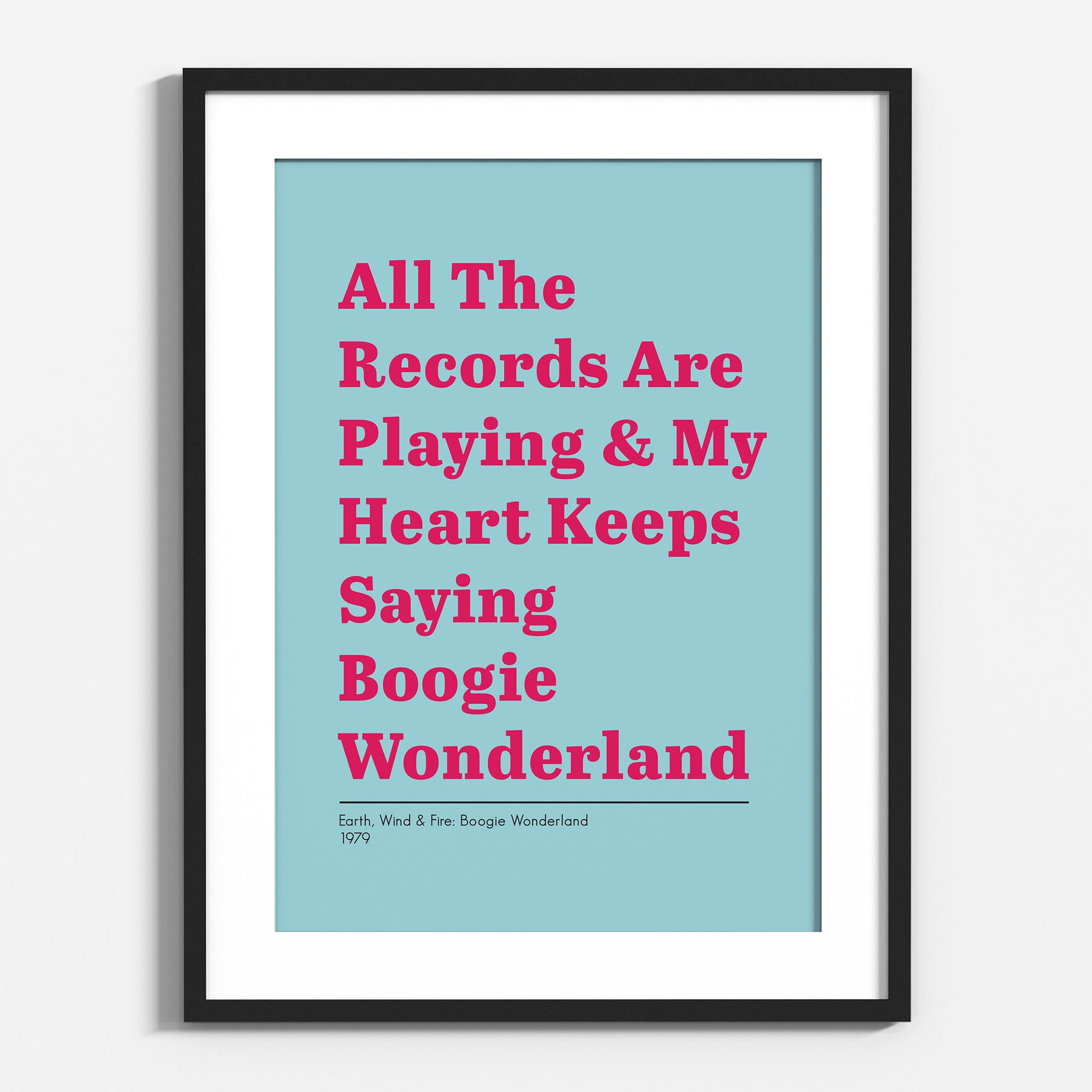 Earth Wind & Fire, Boogie Wonderland