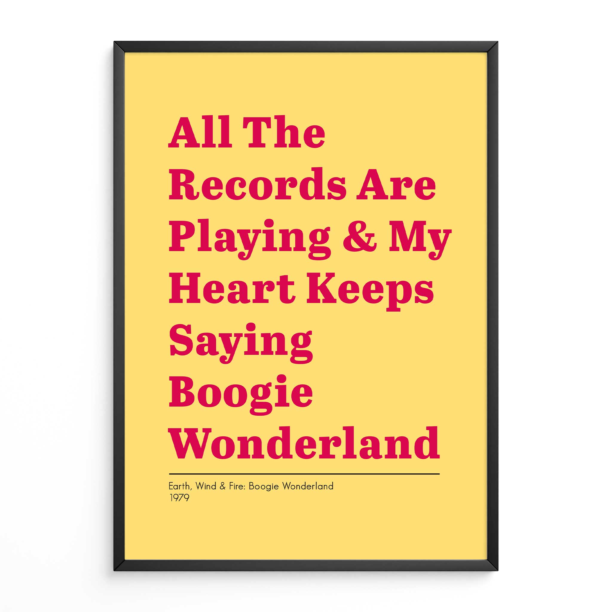 Earth Wind & Fire, Boogie Wonderland