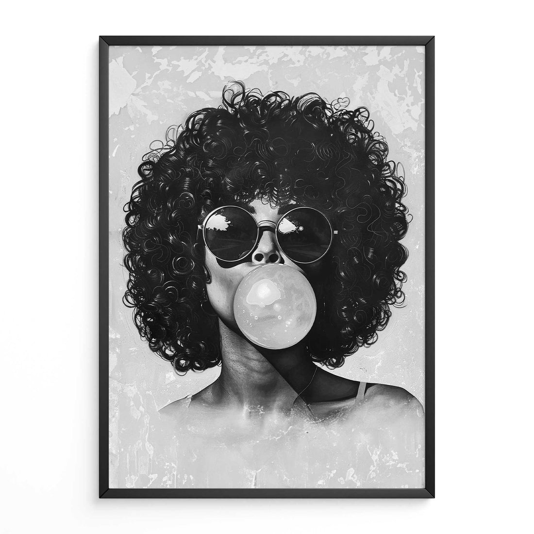 Bubblegum Afro Woman