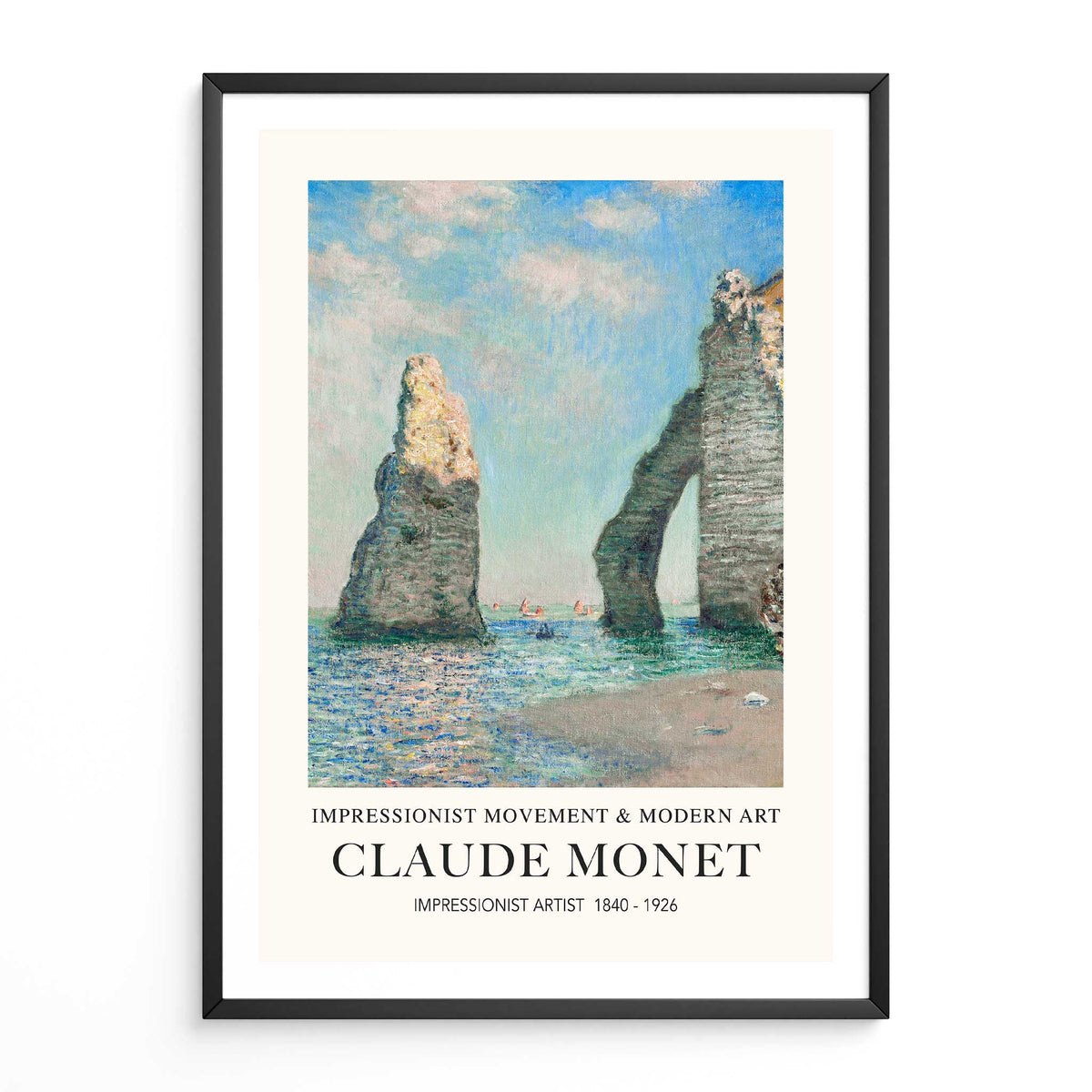 Claude Monet's The Cliffs at Étretat