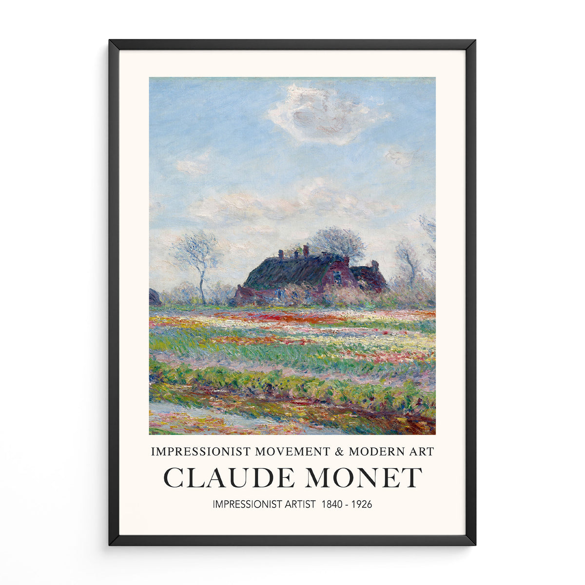 Claude Monet's Tulip Fields at Sassenheim