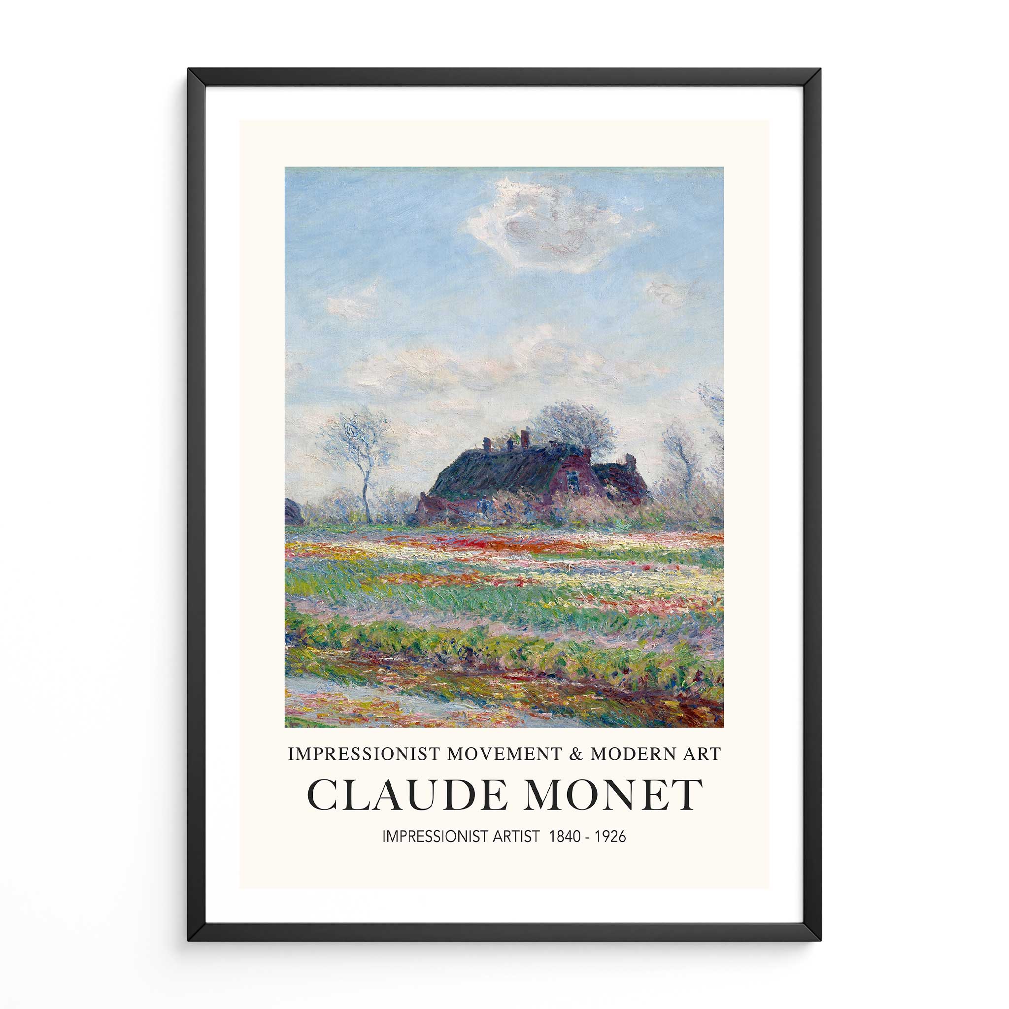 Claude Monet's Tulip Fields at Sassenheim