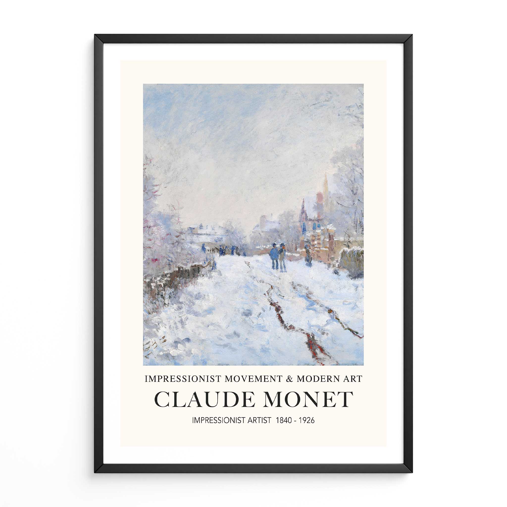 Claude Monet's Snow at Argenteuil