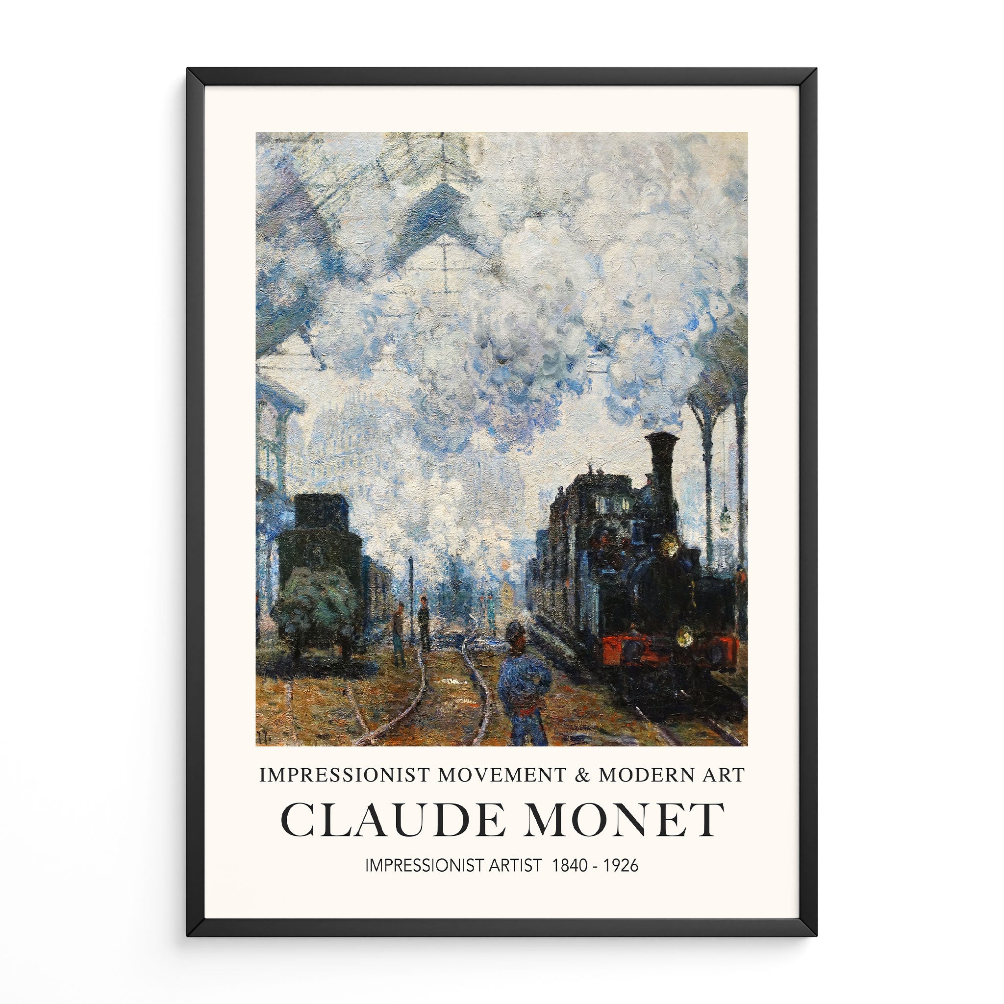 Claude Monet's Arrival of the Normandy Train