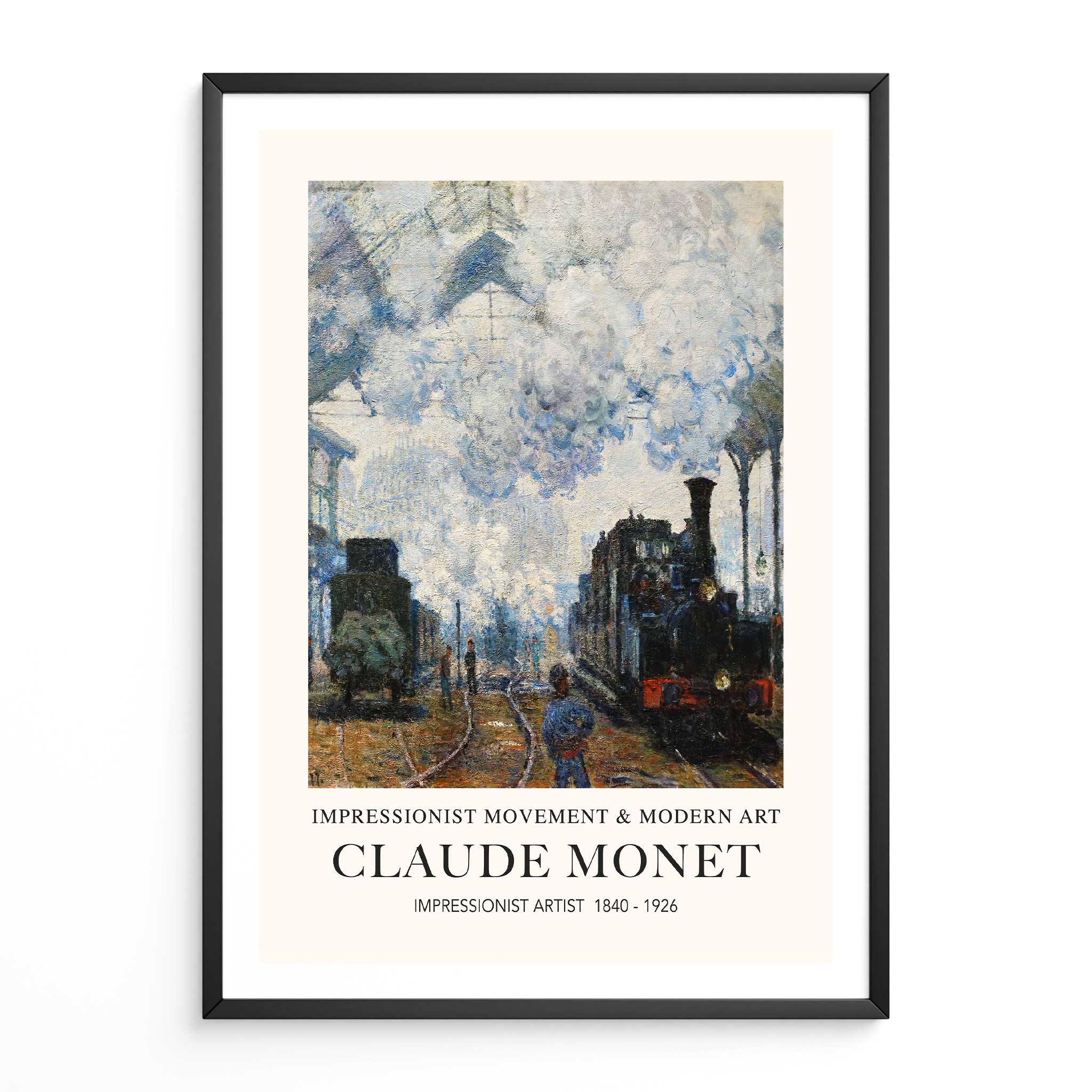 Claude Monet's Arrival of the Normandy Train
