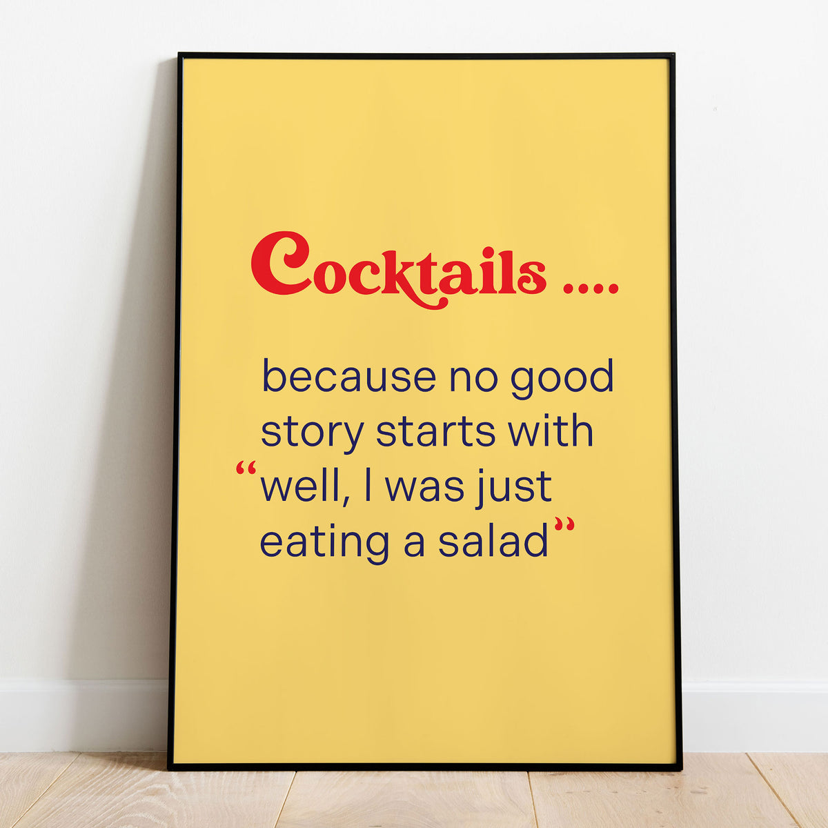 Cocktail Salad Quote