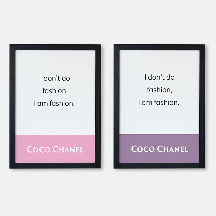 Coco Chanel: l Don't Do Fashion, l Am Fashion | Famous Fashion Quote