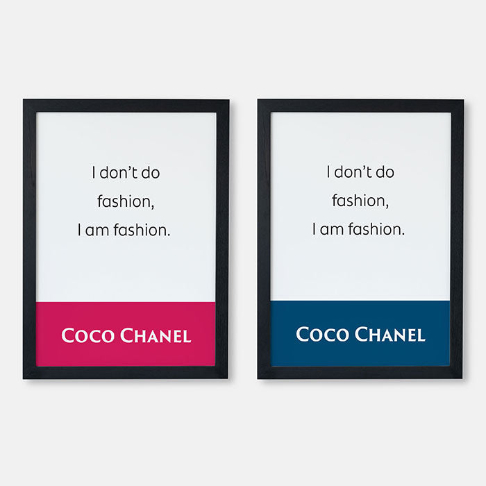 Coco Chanel: l Don't Do Fashion, l Am Fashion | Famous Fashion Quote