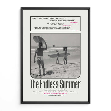 Endless Summer Original Movie Poster-Black & White