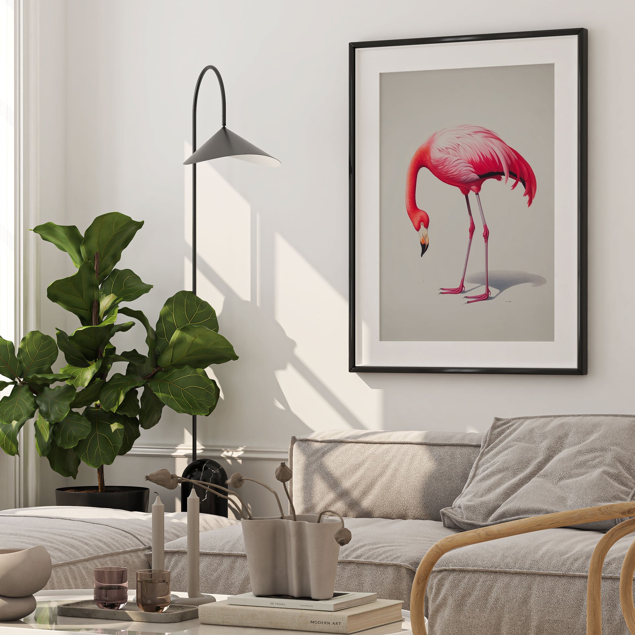 Elegant Pink Flamingo 22