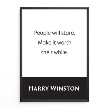 Harry Winston: People Will Stare. Make It Worth Their While