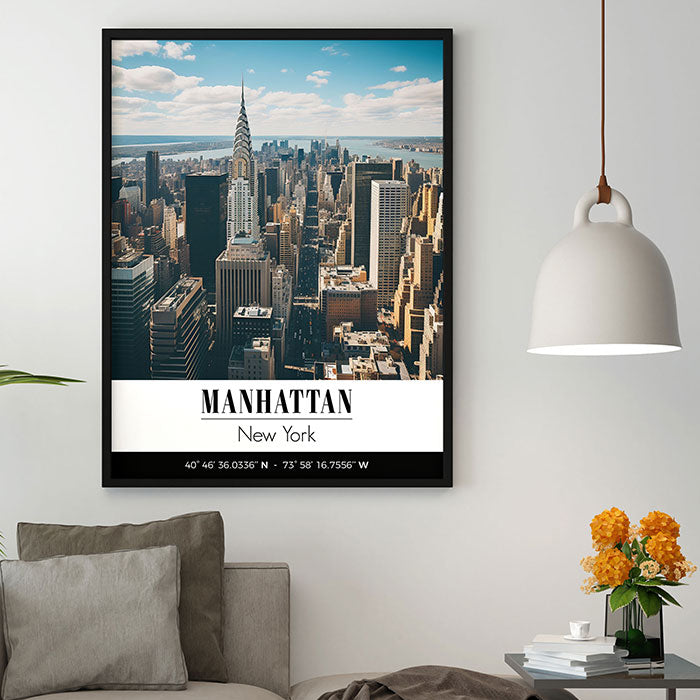 Manhattan Skyline, New York, USA