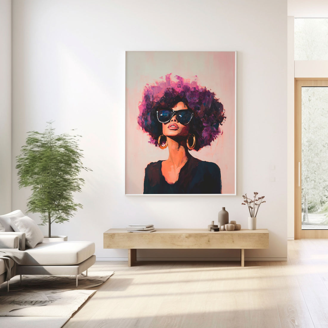 Cool Afro Woman