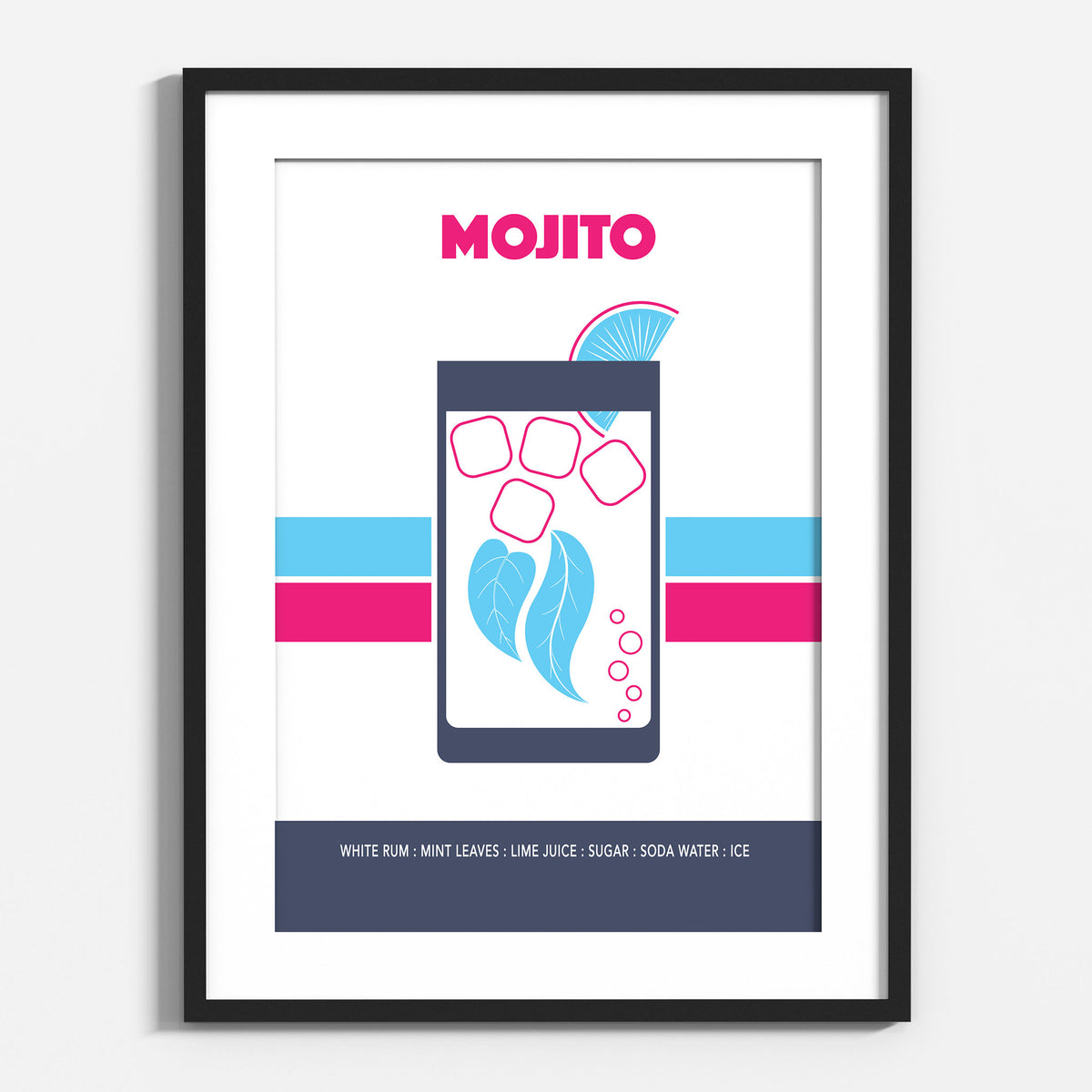 Mojito, Retro Print