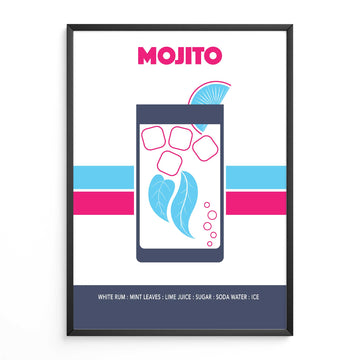 Mojito, Retro Print