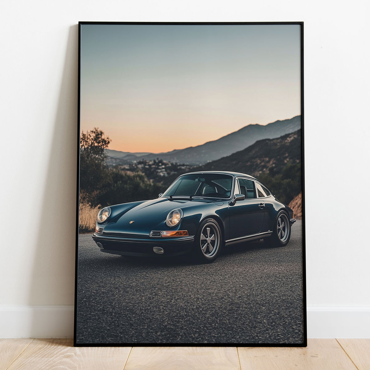 Vintage Porsche 911 Poster