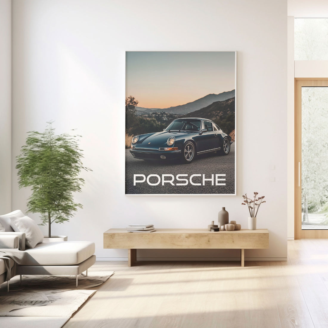 Vintage Porsche 911 Poster