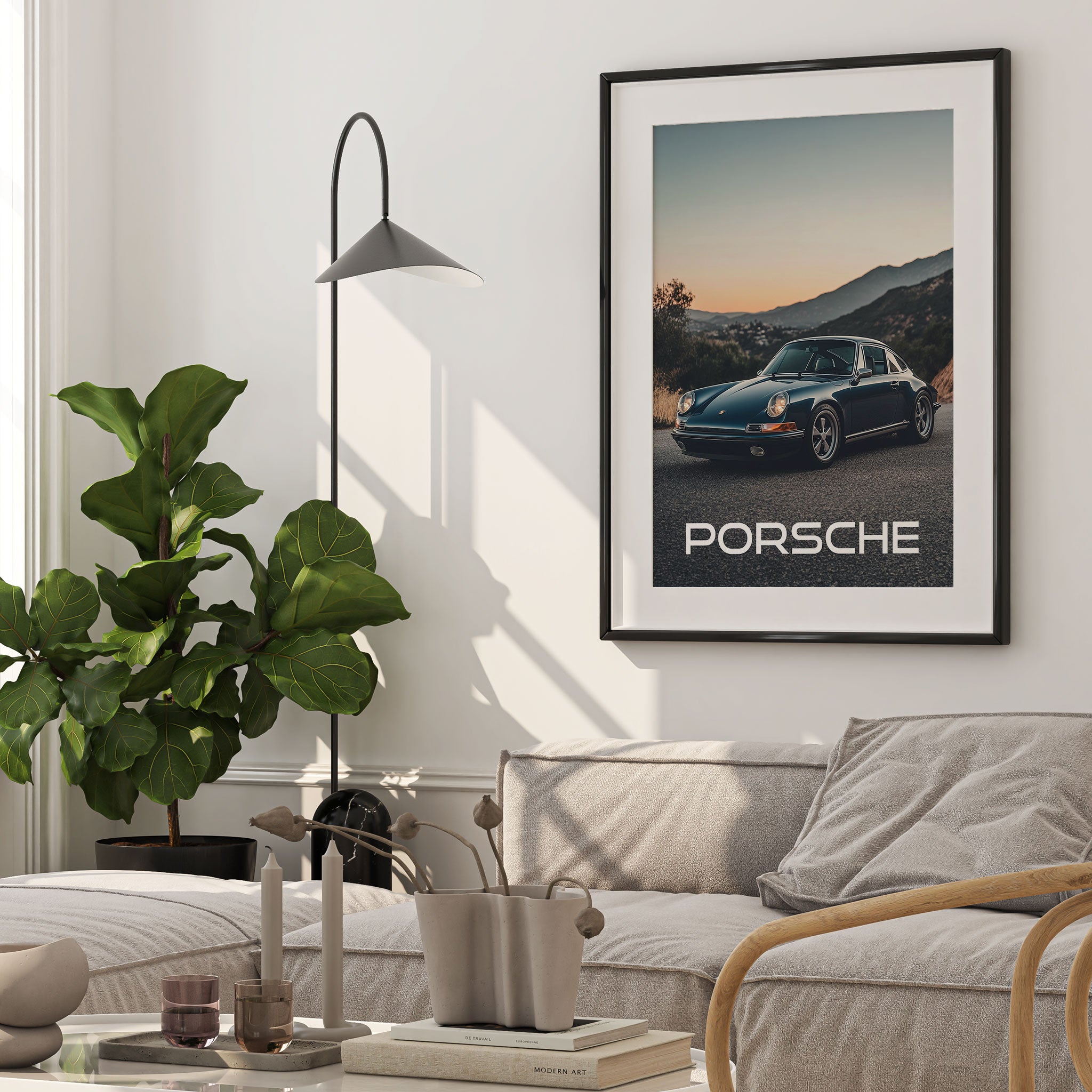 Vintage Porsche 911 Poster