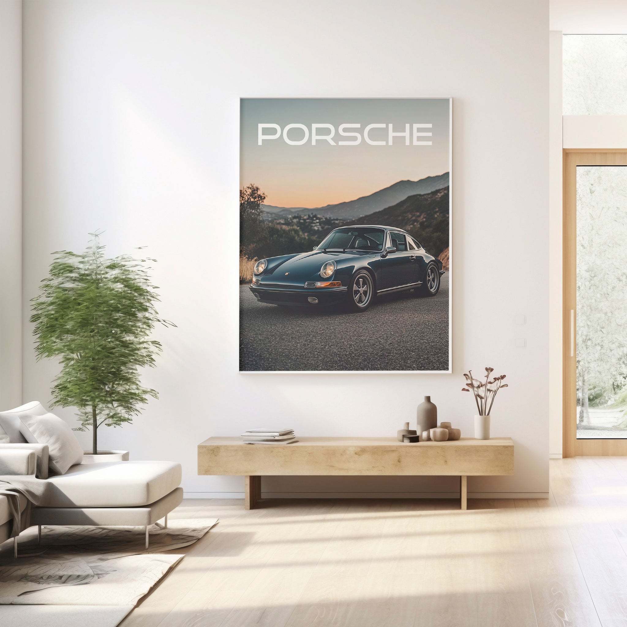Vintage Porsche 911 Poster