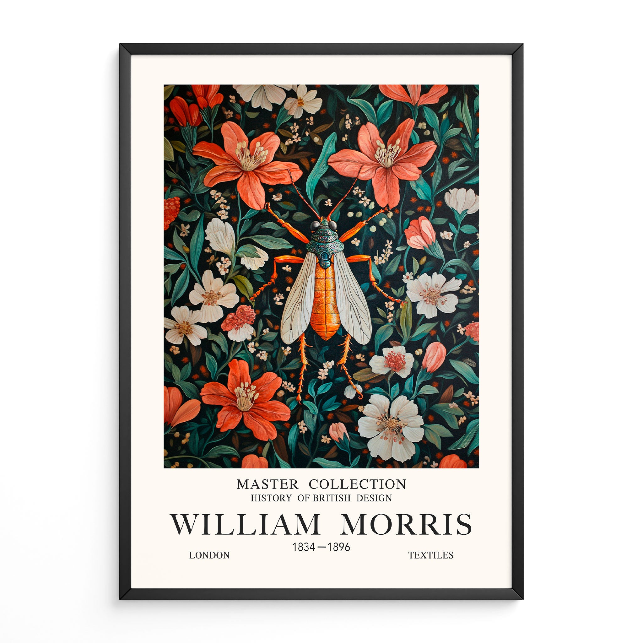 William Morris Orange Flying Beetle