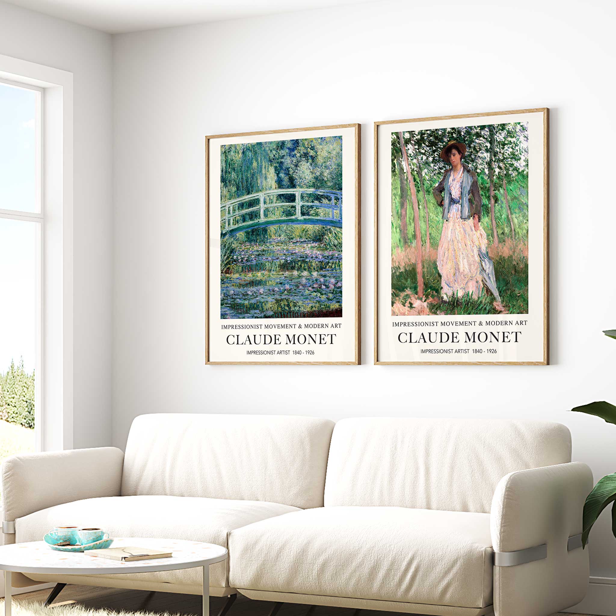 Claude Monet's Water Lilies and Japanese Bridge