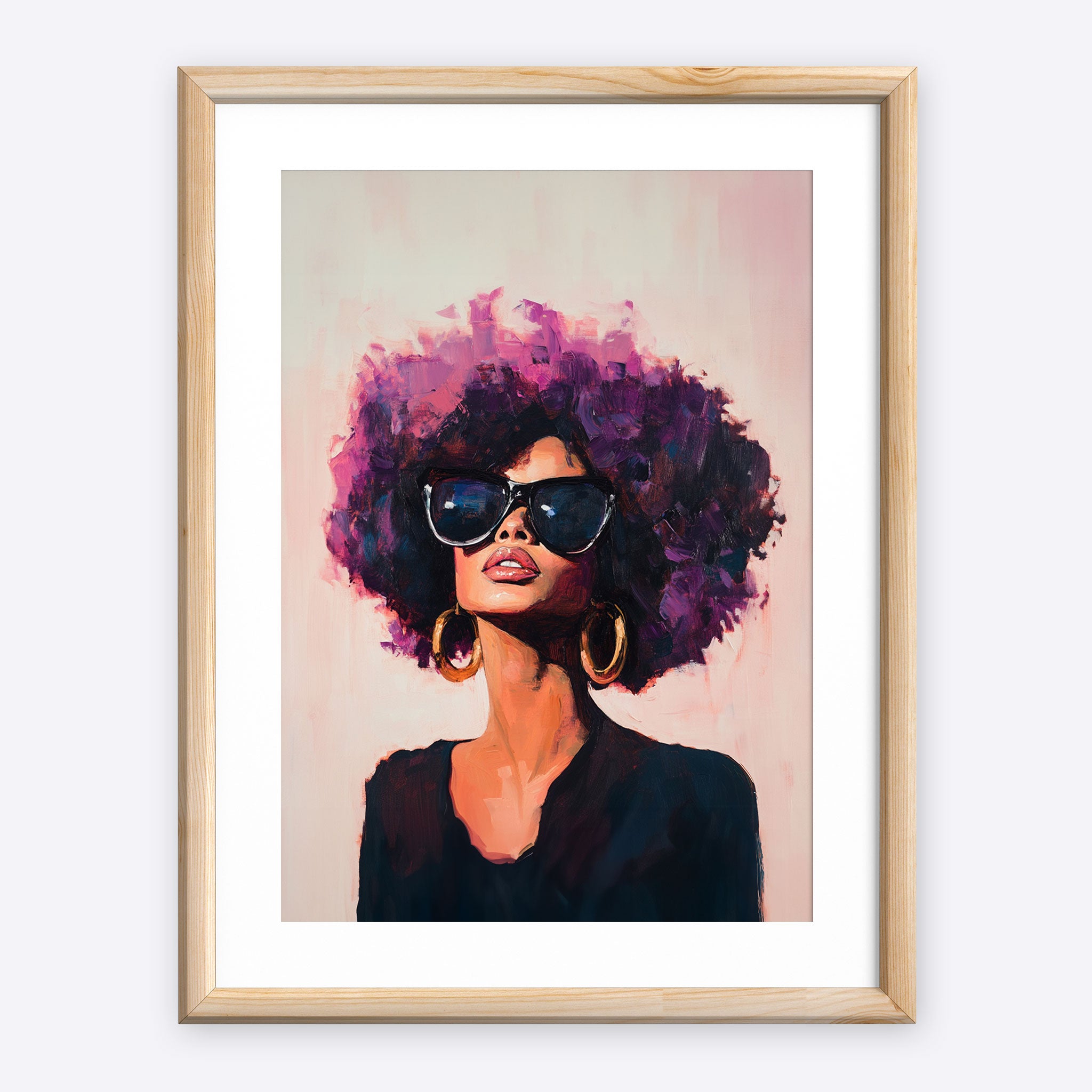 Cool Afro Woman