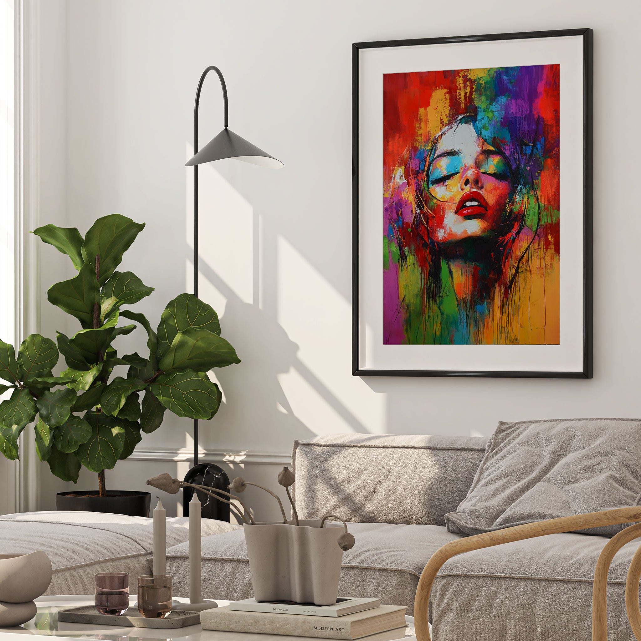 Abstract Woman's Face