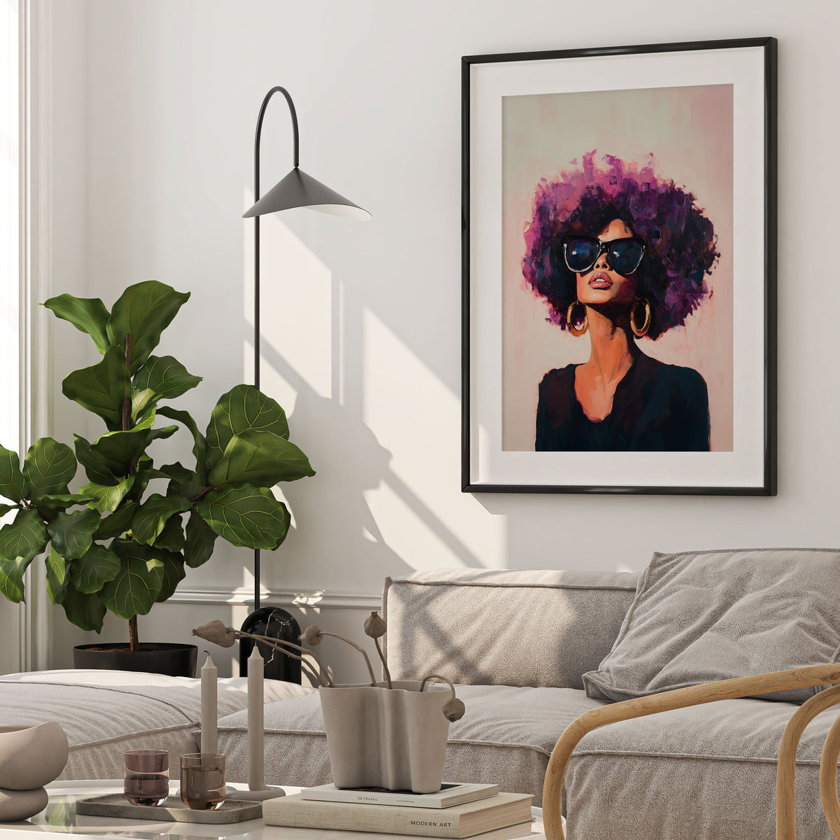 Cool Afro Woman