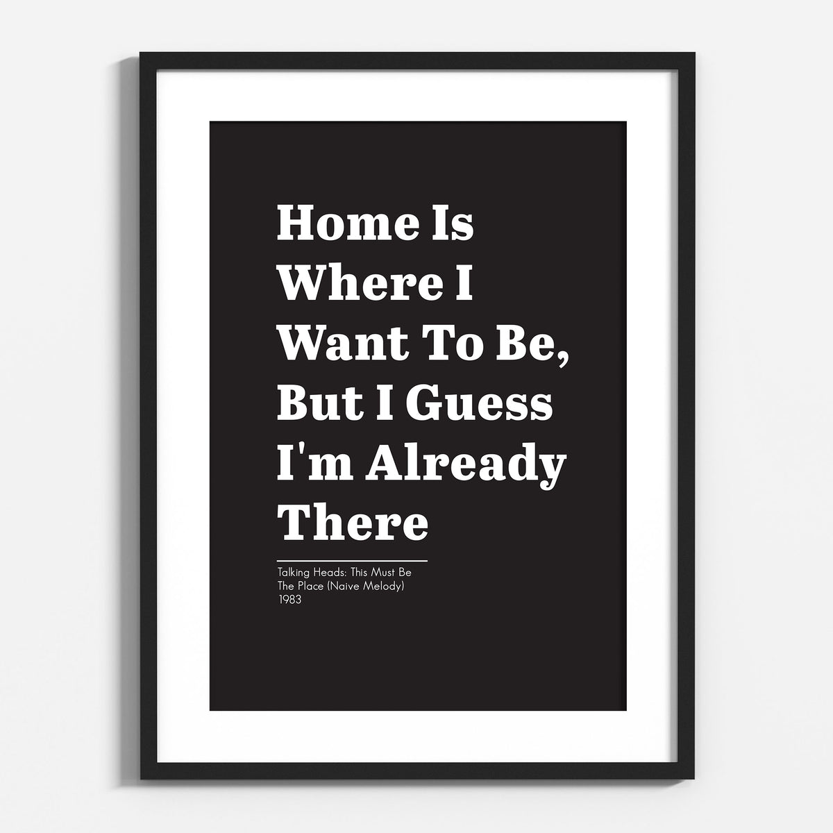 Talking Heads,Home Is Where l Want To Be