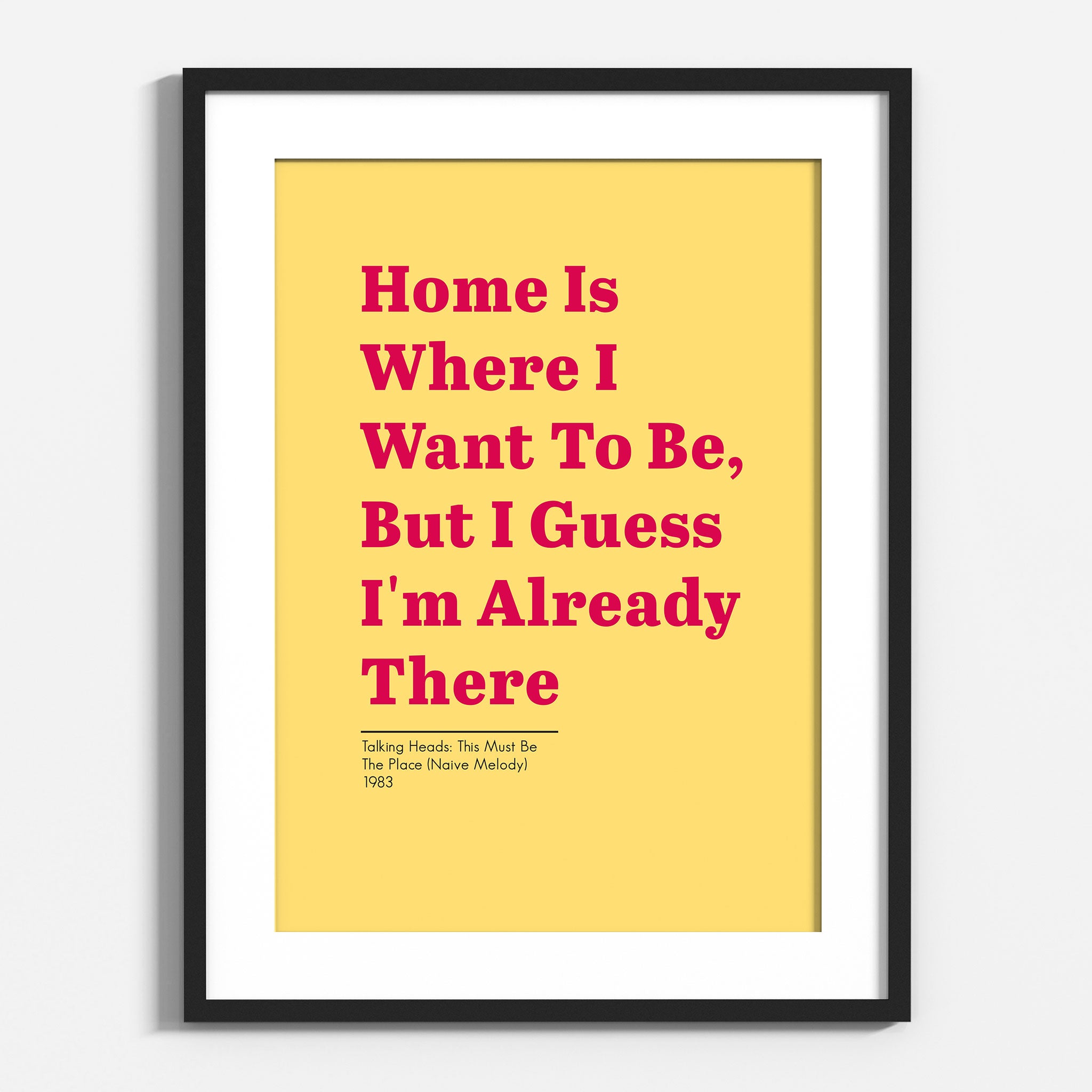 Talking Heads,Home Is Where l Want To Be