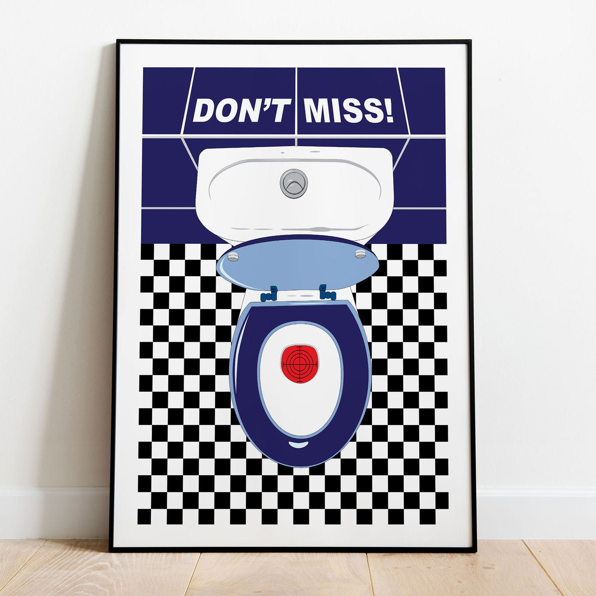 Funny Bathroom Art Print