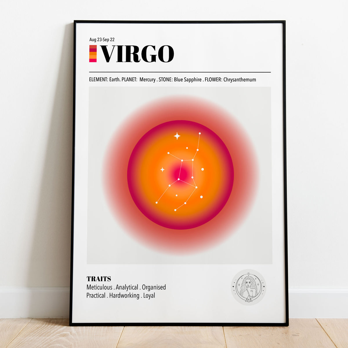 Virgo Zodiac Art Print