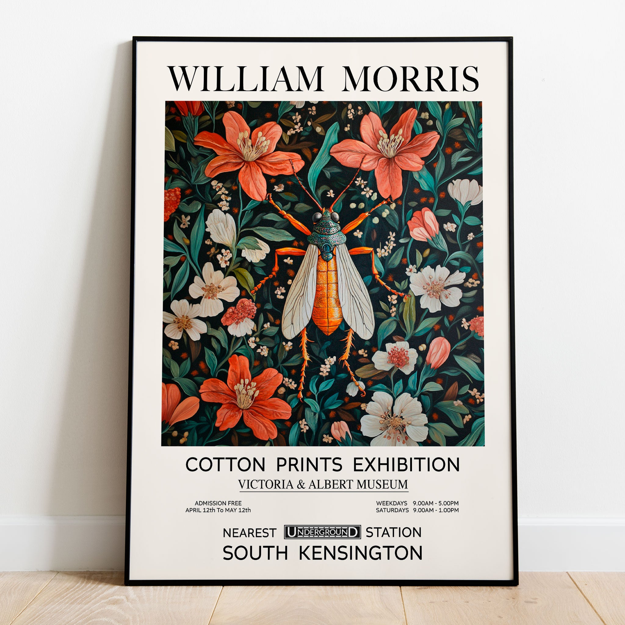 William Morris Orange Flying Beetle