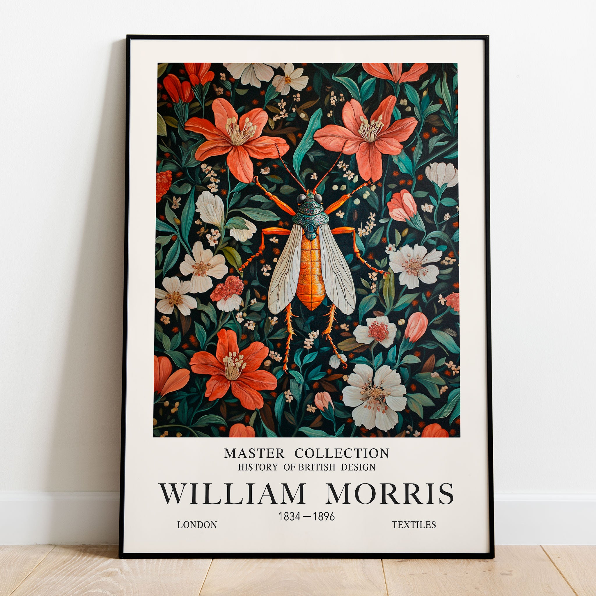 William Morris Orange Flying Beetle