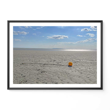 Sandy Beach With Buoy | Colour Photograph