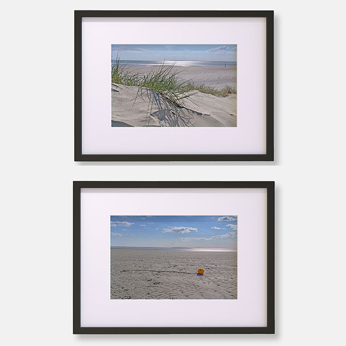 Sand Dunes On A Tranquil Beach