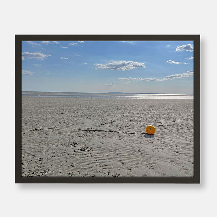 Sandy Beach With Buoy | Colour Photograph