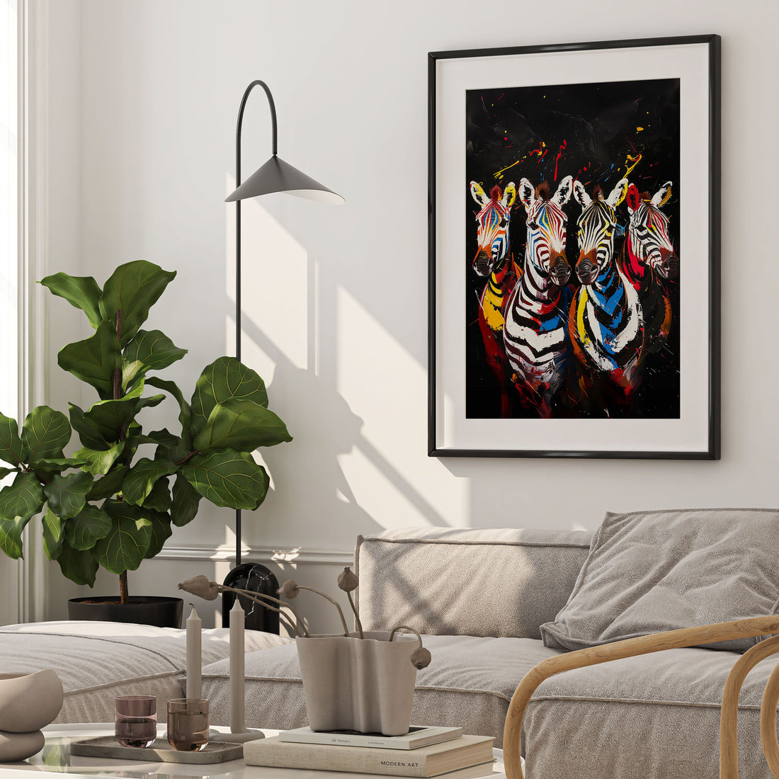 Zebra Art Print