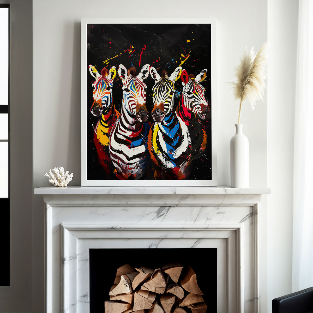 Zebra Art Print